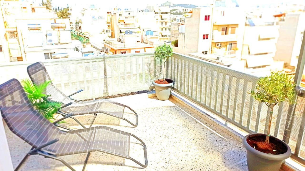 Penthouse With An Incredible View 350M From Metro Station! Apartment เอเธนส์ ภายนอก รูปภาพ